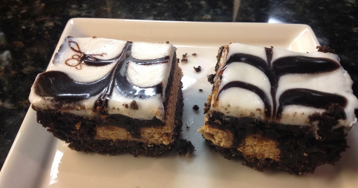 Easy Kit Kat Cheesecake bars