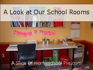 Photos of Homeschool school room #homeschool by A Slice of Homeschool Pie.com