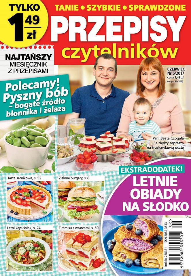 Ja z rodziną w czasopiśmie "Przepisy czytelników"