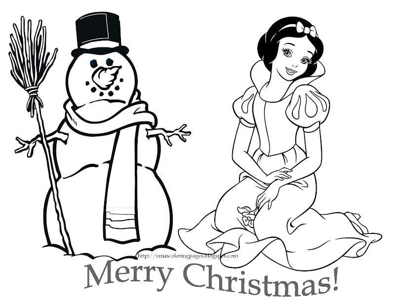 CHRISTMAS COLORING PAGES OF DISNEY CHARACTERS title=