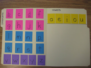 Finally in First: A Different Making Words Folder Idea