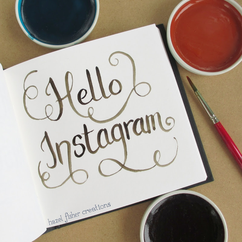 Hello Instagram sketchbook photo hazelfishercreations Hello Instagram sketchbook photo hazelfishercreations