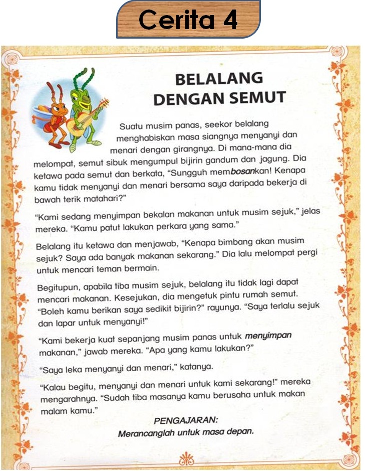 Bahasa Melayu Tahun Satu Marilah membaca ceritacerita pendek