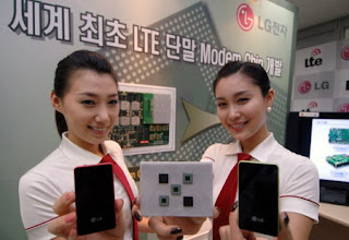 LTE cellphone chips with 60Mbps speeds tested by LG