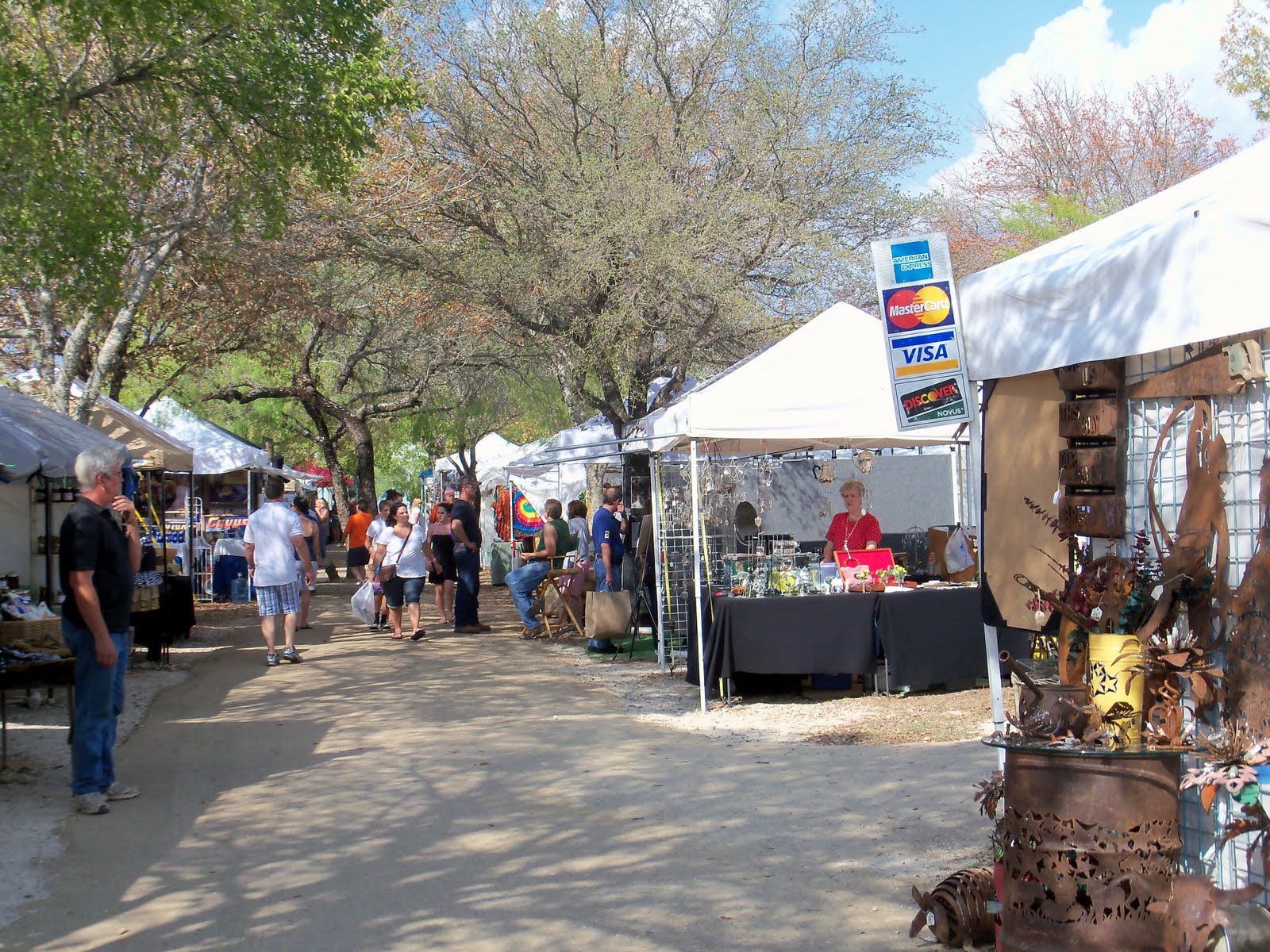 Traveling with the Longdogs Gruene, TX Market Day