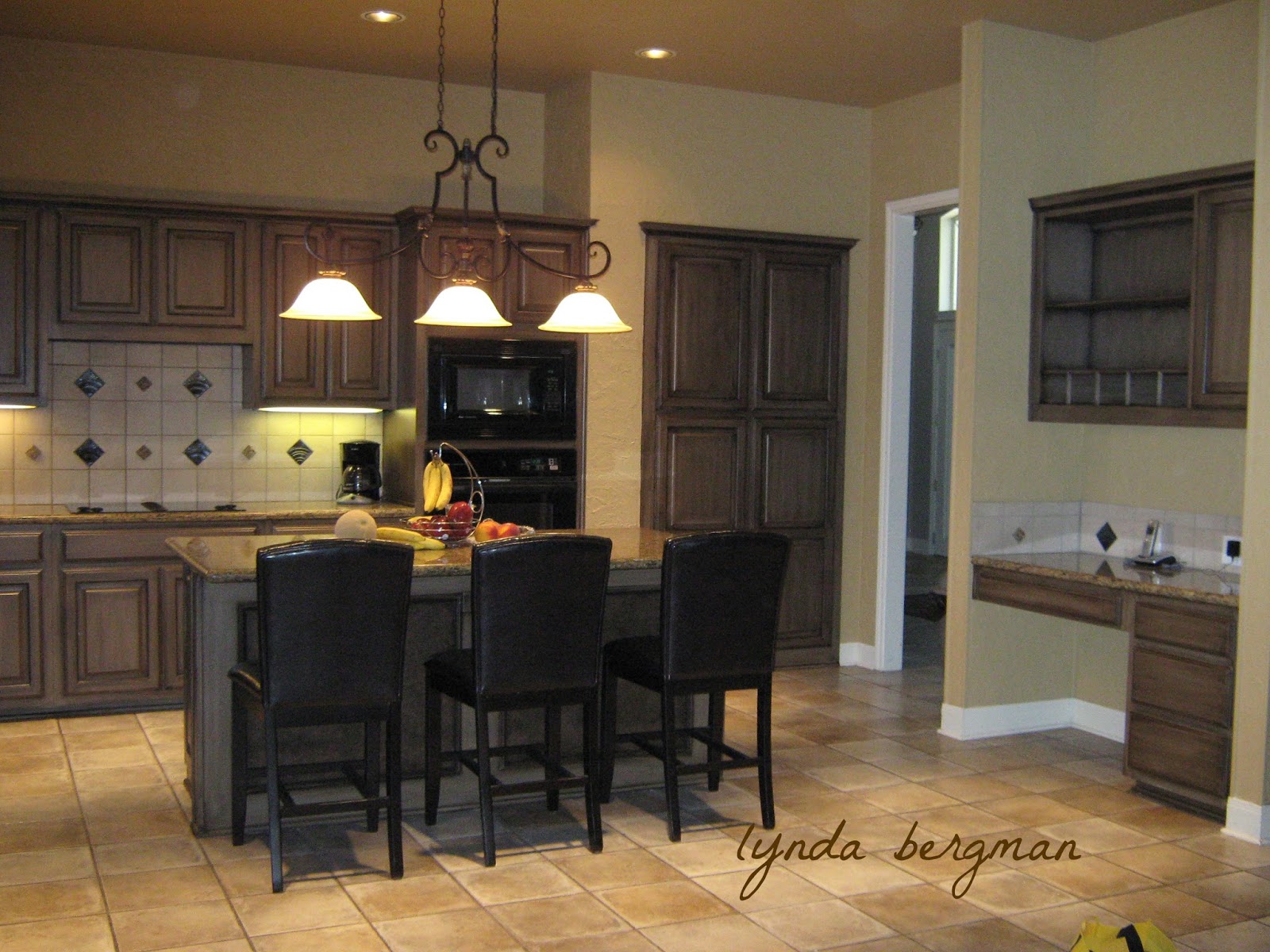 Pickled oak kitchen cabinets Pickling Paint Colors