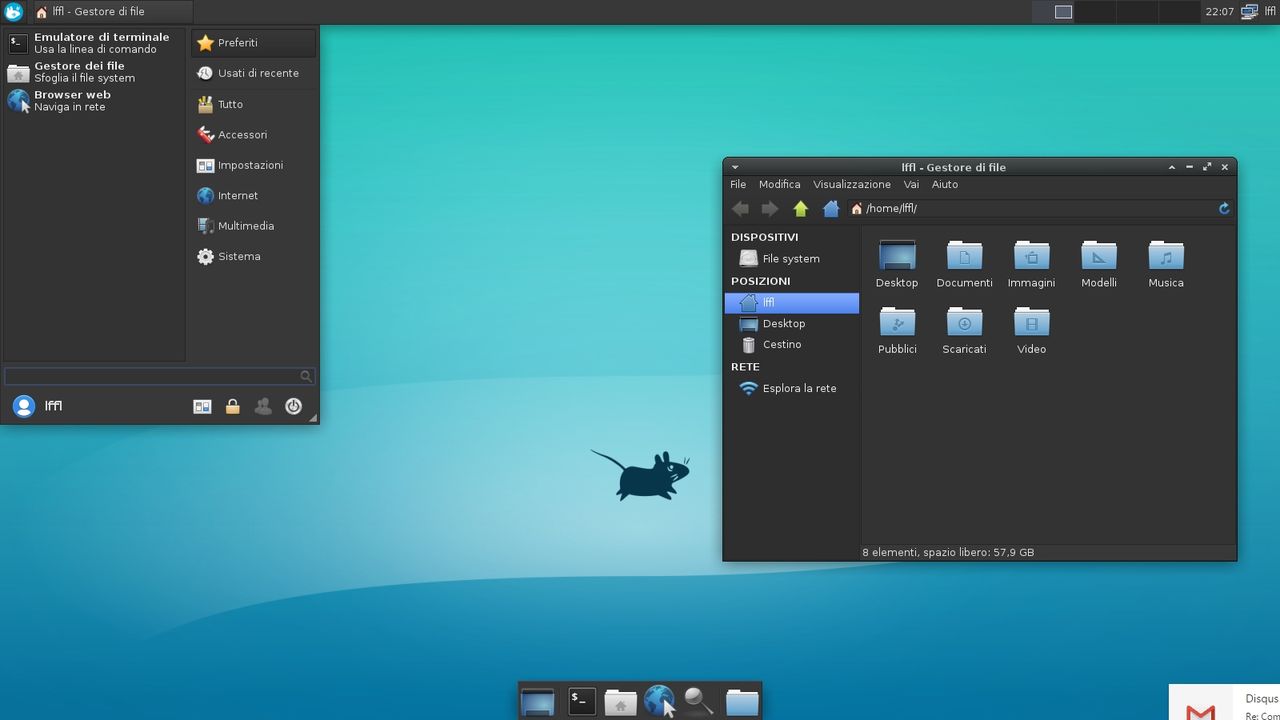 Blackbird Theme in XFCE