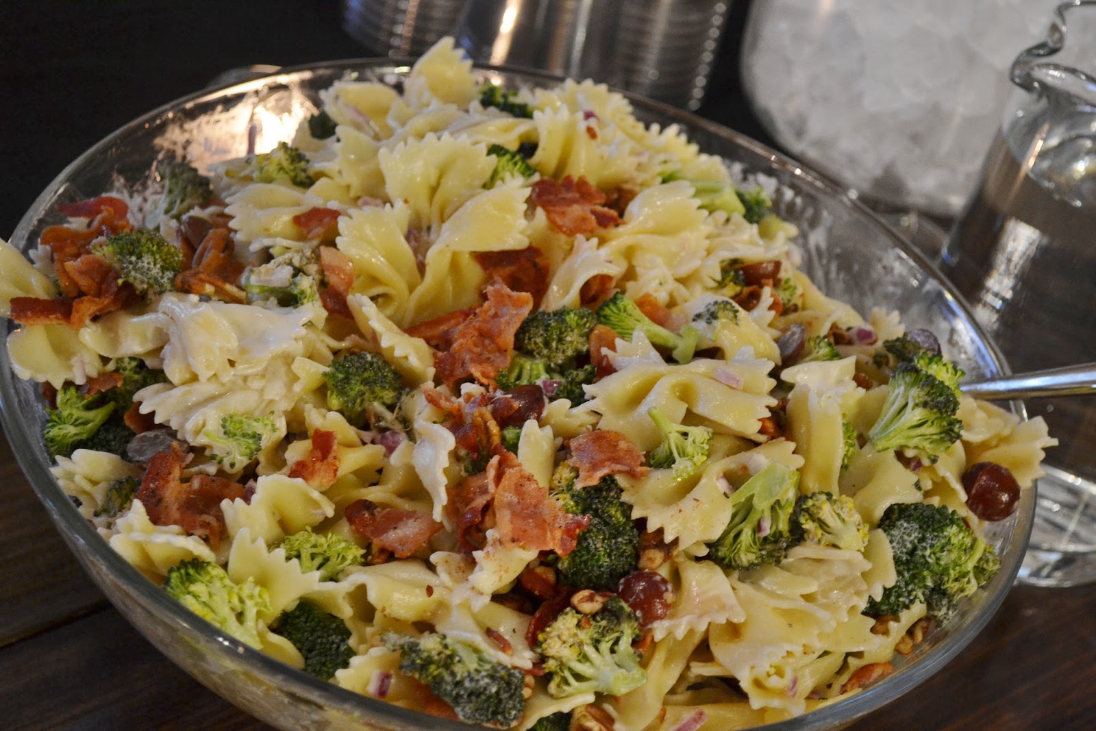 Meals at the Muirs Broccoli and Grape Pasta Salad