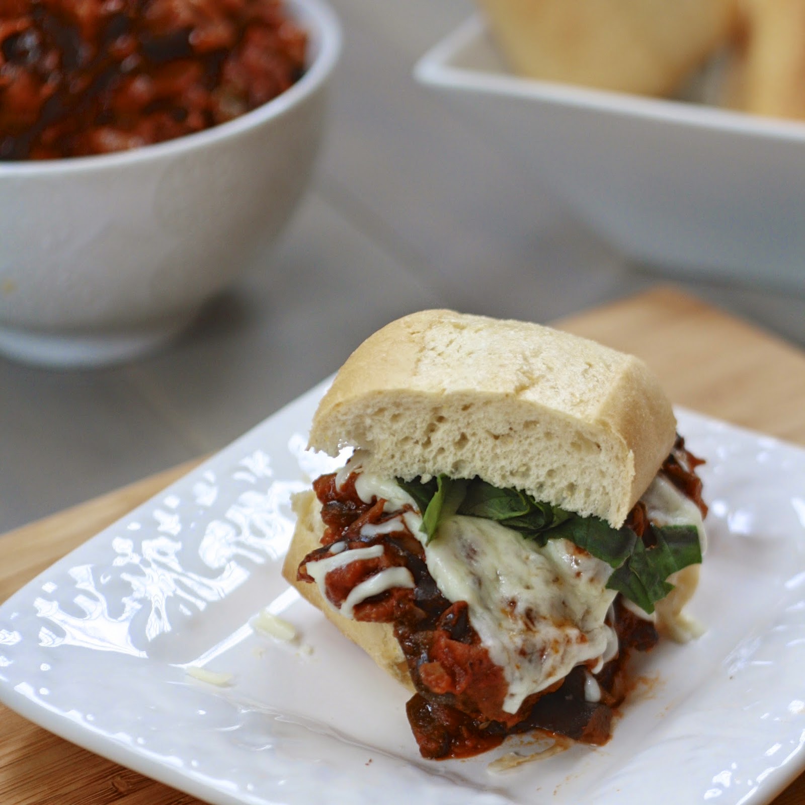 Eggplant Caponata Sandwiches The Sweets Life