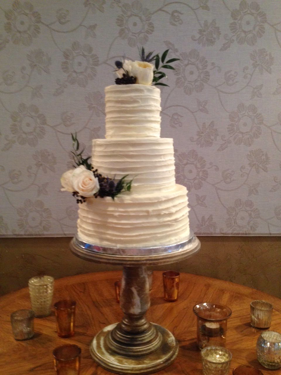 3-tier round buttercream