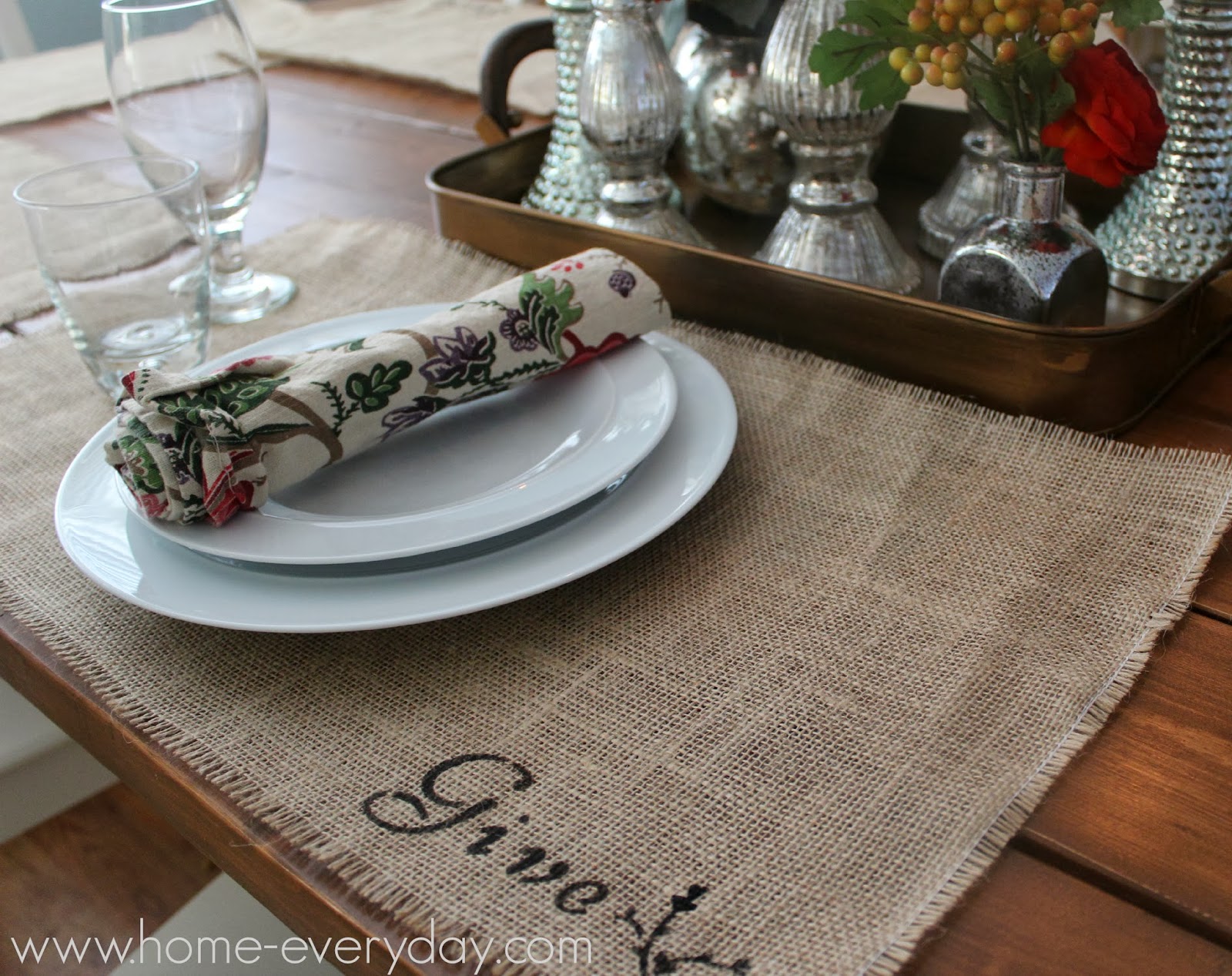 Give Thanks Place Mats A JoAnn Fabric Celebrate the Season Craft