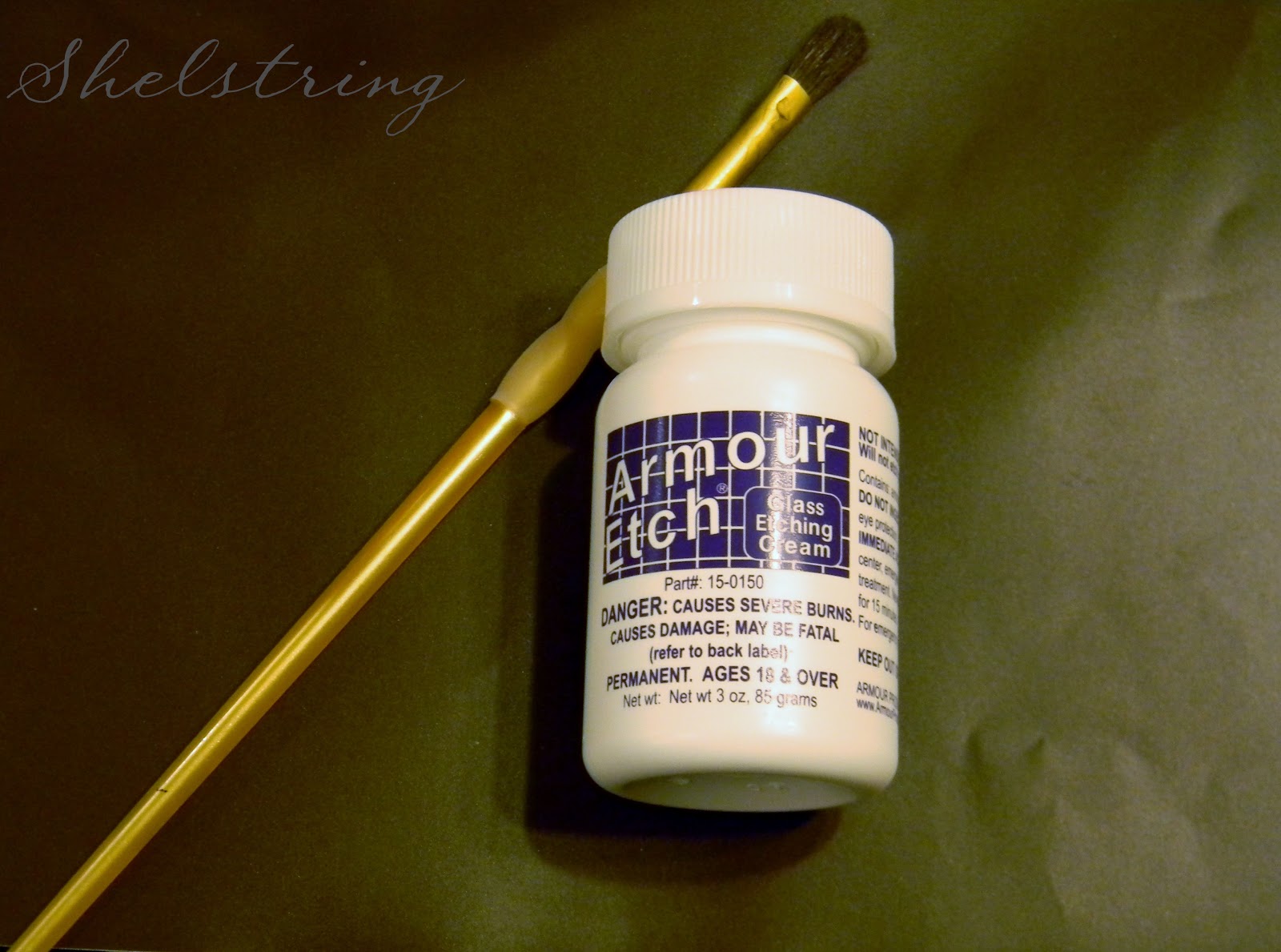 shelstring blog Etched Glass Place Markers