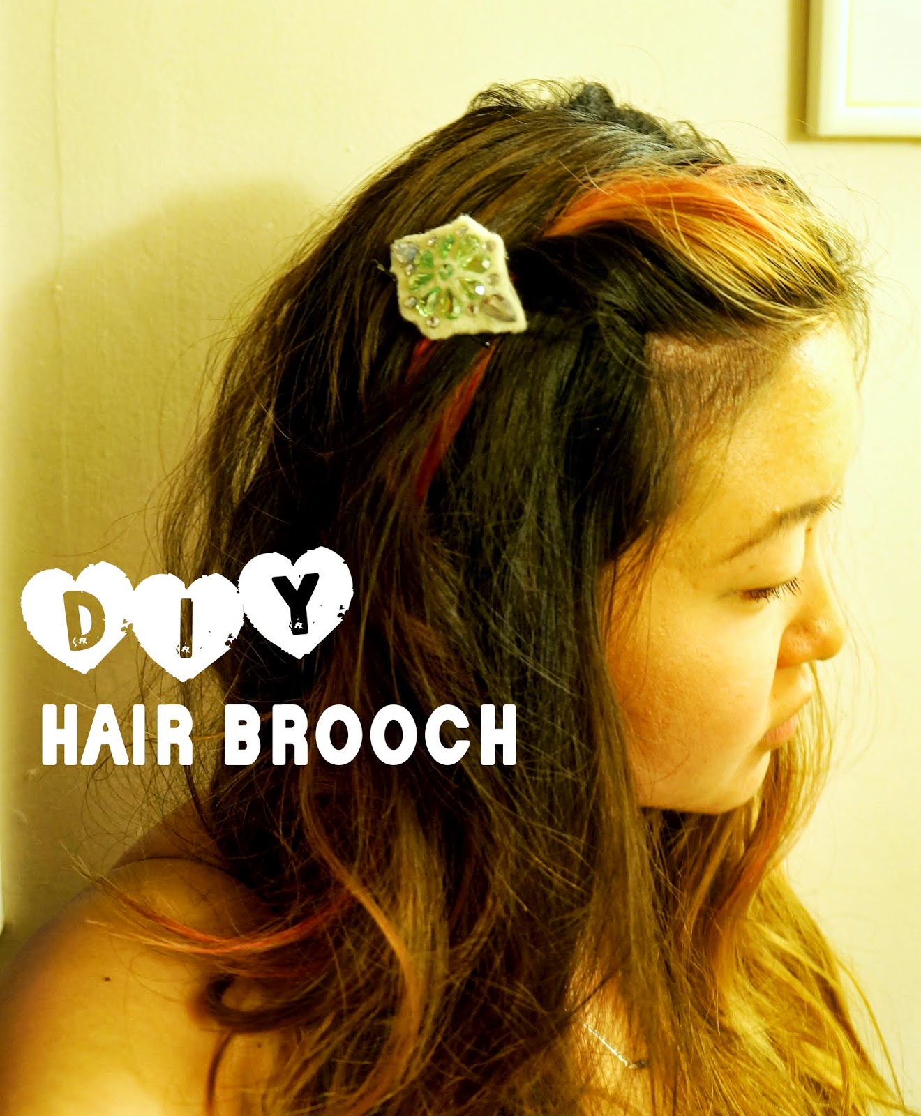 DIY Hair Brooch