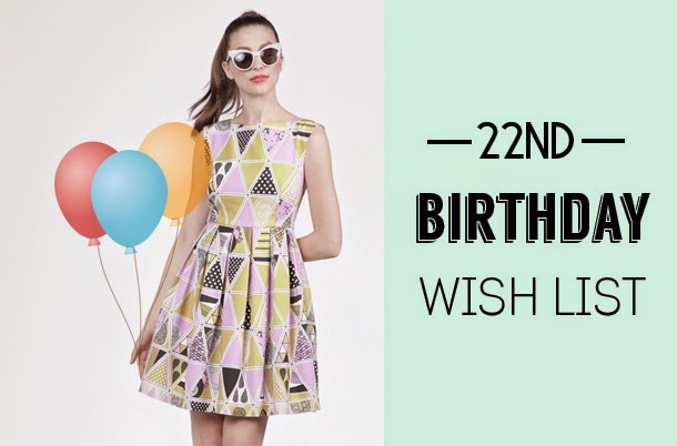 22nd Birthday Wish List Room 334