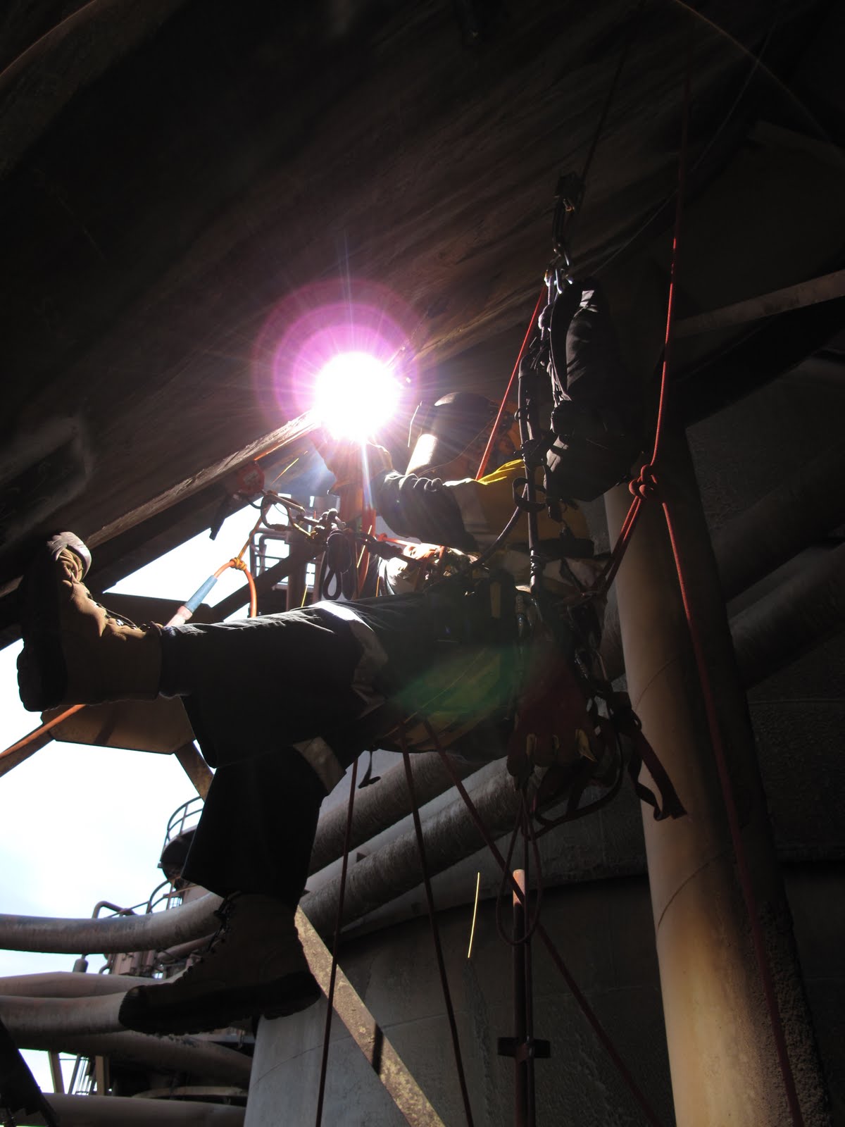 Rope Access Welding AHRM Rope Access Coded Welding services Perth WA