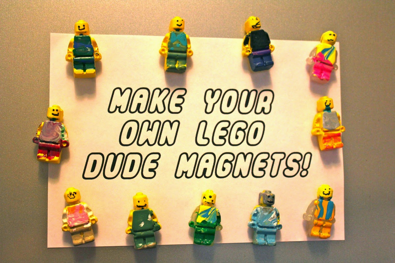 Schoolhouse Ronk: Lego Dude Magnets!