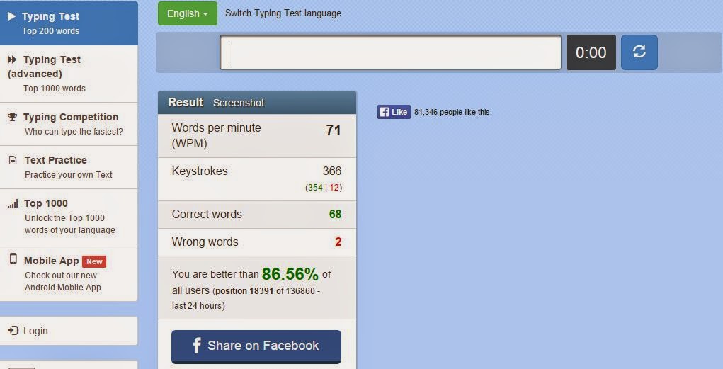 A G Z Universe Discover How Fast You Can Type With 10 Fast Fingers