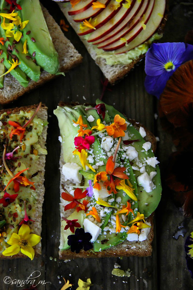 Edible Flowers, Food Photography Challenge Sandra's Easy Cooking