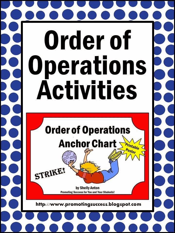 Order Of Operations Chart Free