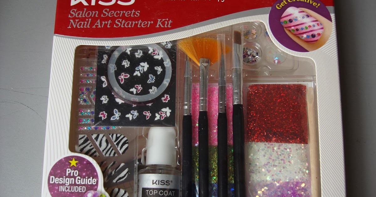 2. KISS Salon Secrets Nail Art Starter Kit - wide 1