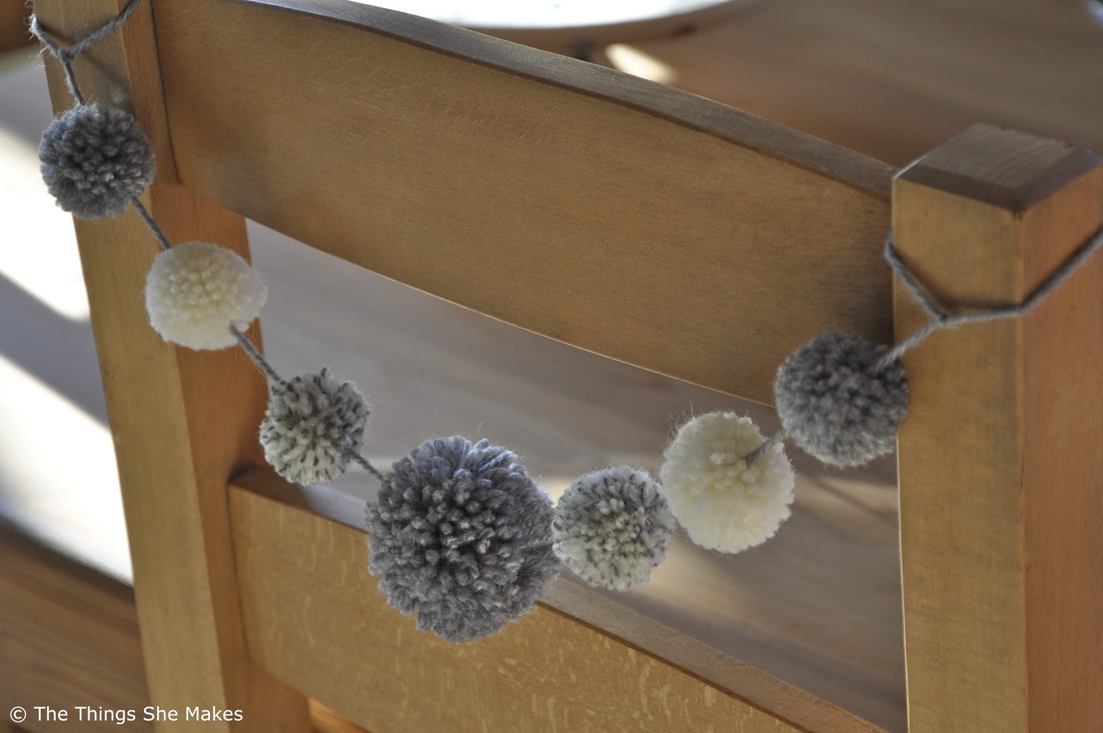 How to Make a Pom Pom Garland The Things She Makes