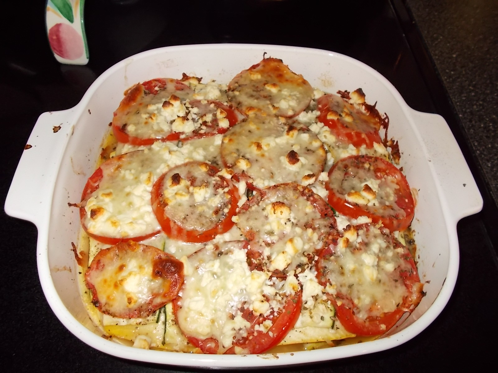 Dawn's Blogalicious Yellow Squash, Zucchini & Feta Casserole