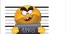 Mug Shot Smiley | Symbols & Emoticons