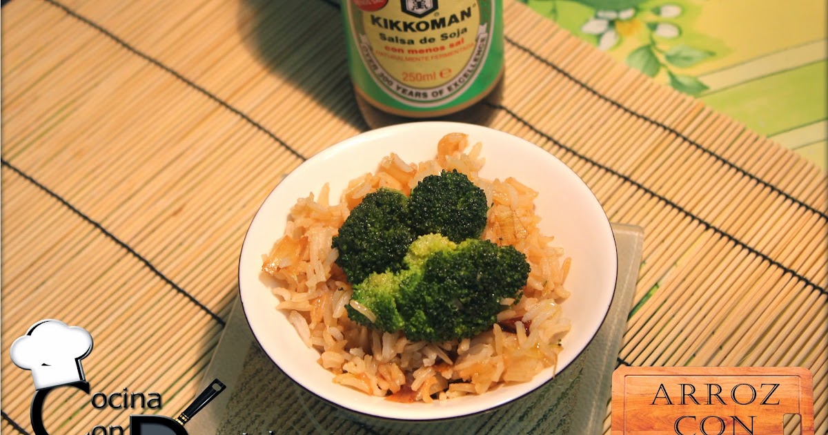 CocinaConDavid Arroz basmati con brócoli (320 Kcal)