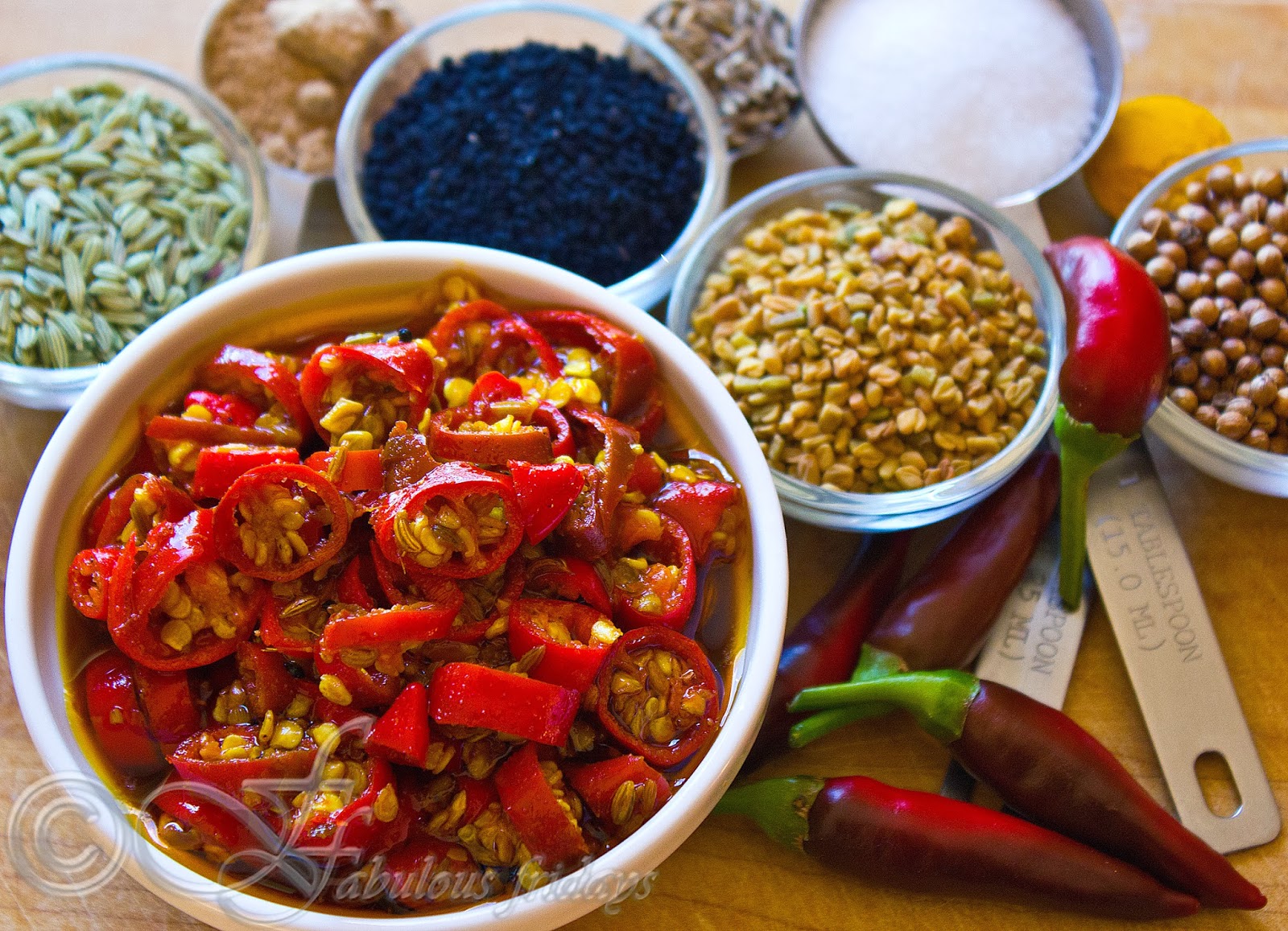 fabulous fridays Red chili pickle