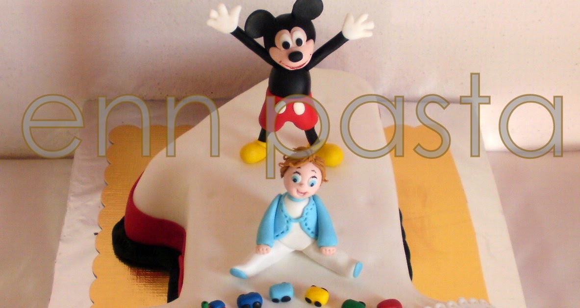 Enn Pasta Mickey�li 1 Yaş Pastası