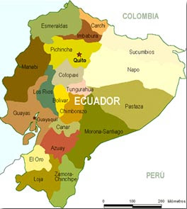 Imagen Mapa Politico Del Ecuador 2011