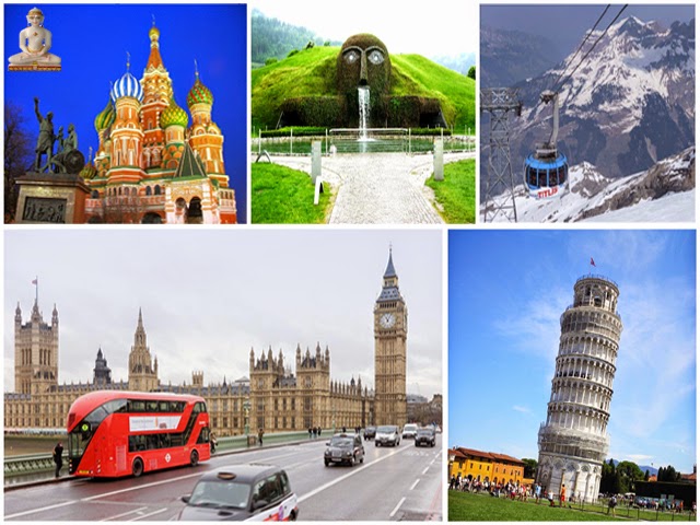 Jain Europe Group Tours 2015 Packages from Delhi India