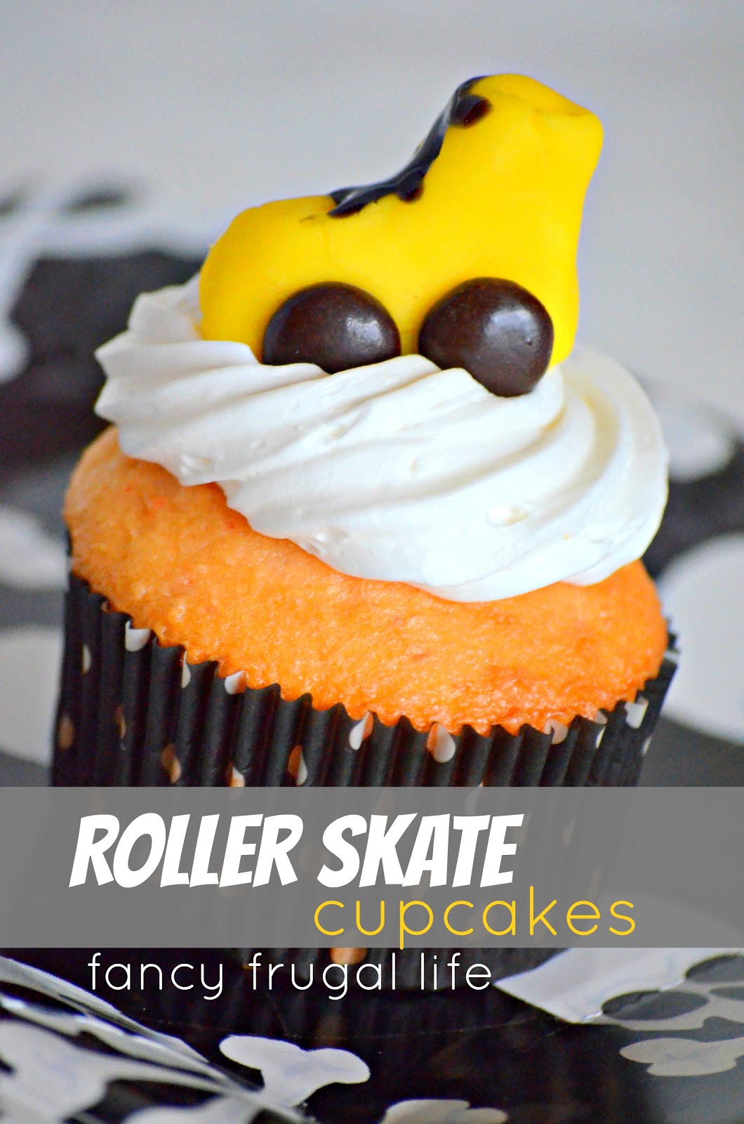 Diy Roller Skate Fondant Cupcake Toppers