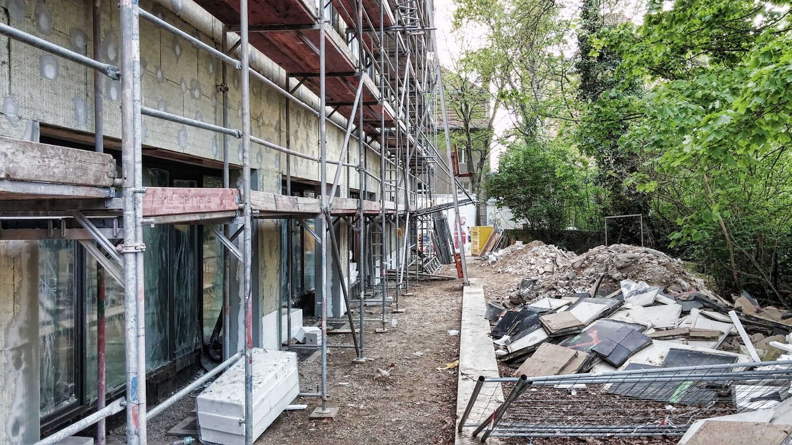 Berliner Baustellen 0348 Baustelle Gedenkstatte Berliner Mauer