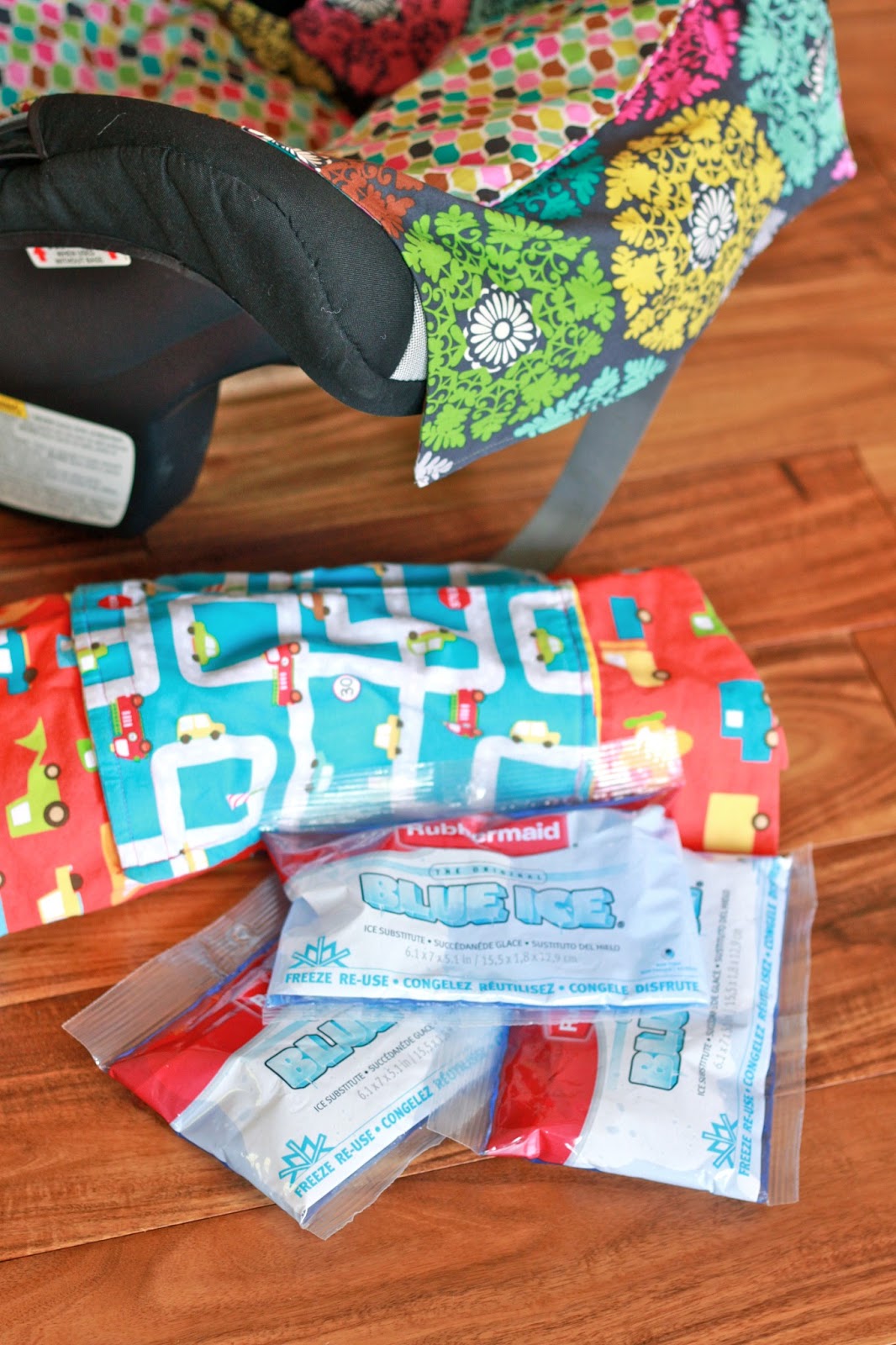 Domestic Charm DIY Car Seat Cooler with FREE Pattern