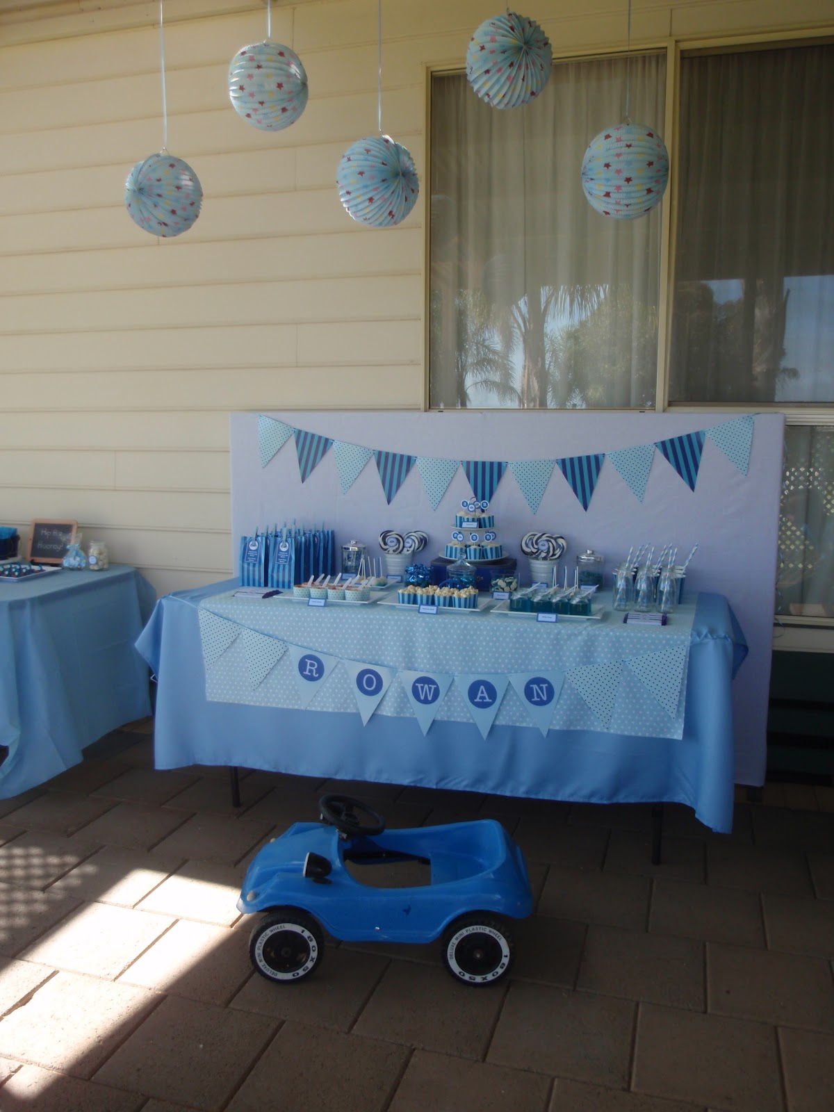 The Bluebird Nest Little Blue Car Party