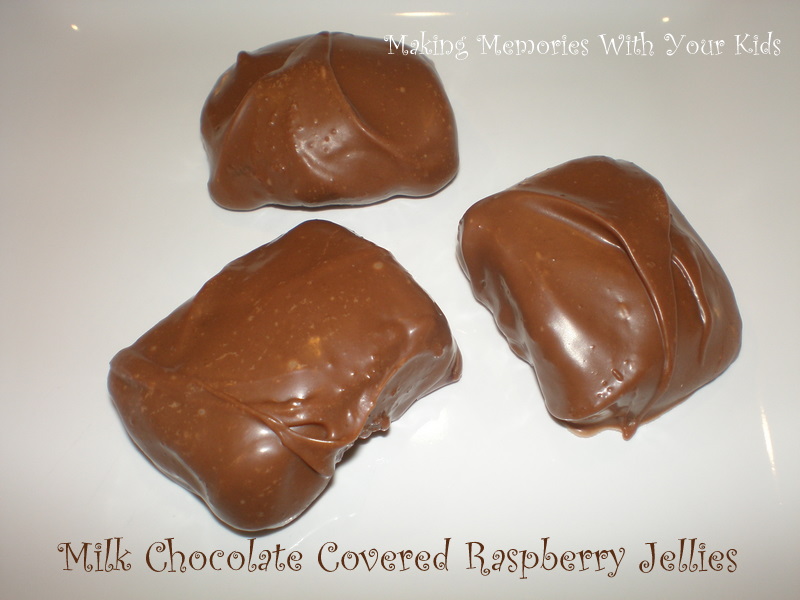 Milk Chocolate Covered Raspberry Jellies Making Memories With Your Kids