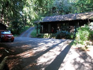 my cabin (employee housing) at Samuel P. Taylor State Park