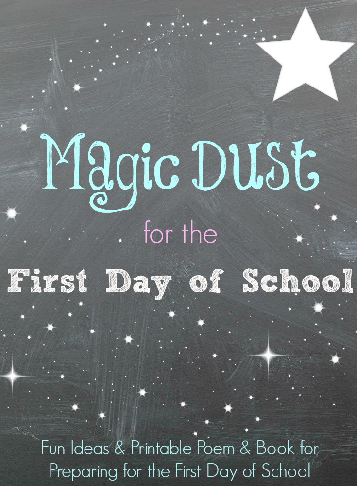 The Educators' Spin On It: First Day of School Magic Dust