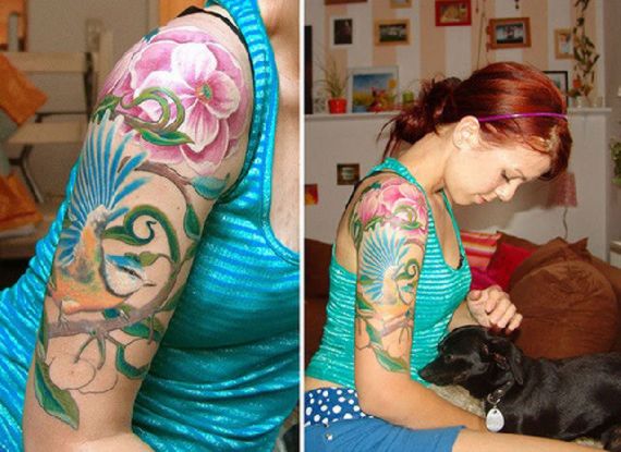 2. Beautiful Ladies Sleeve Tattoos - wide 6