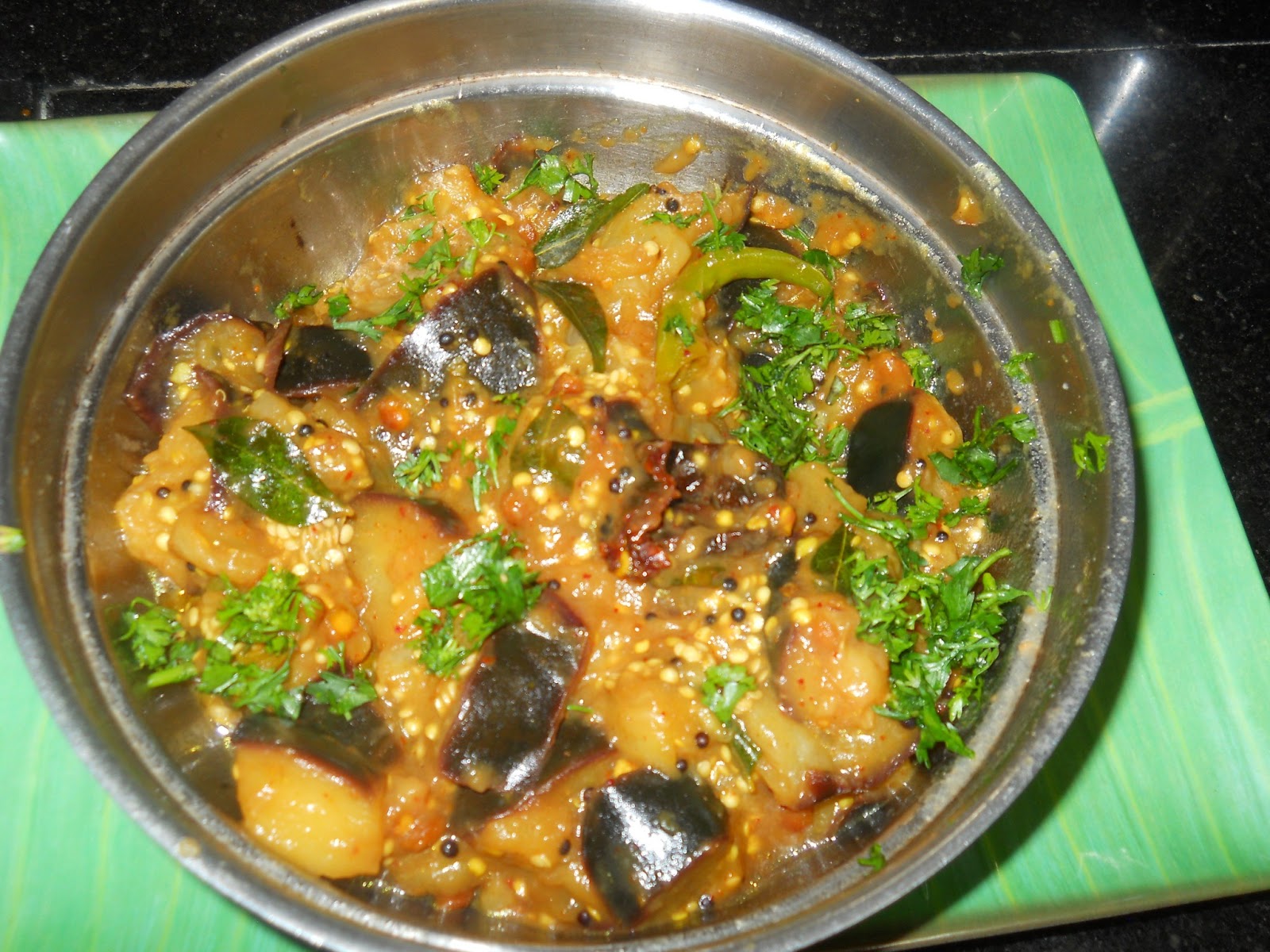 Brinda's Cosmopolitan Kitchen for Indian Vegetarian Dishes BRINJAL