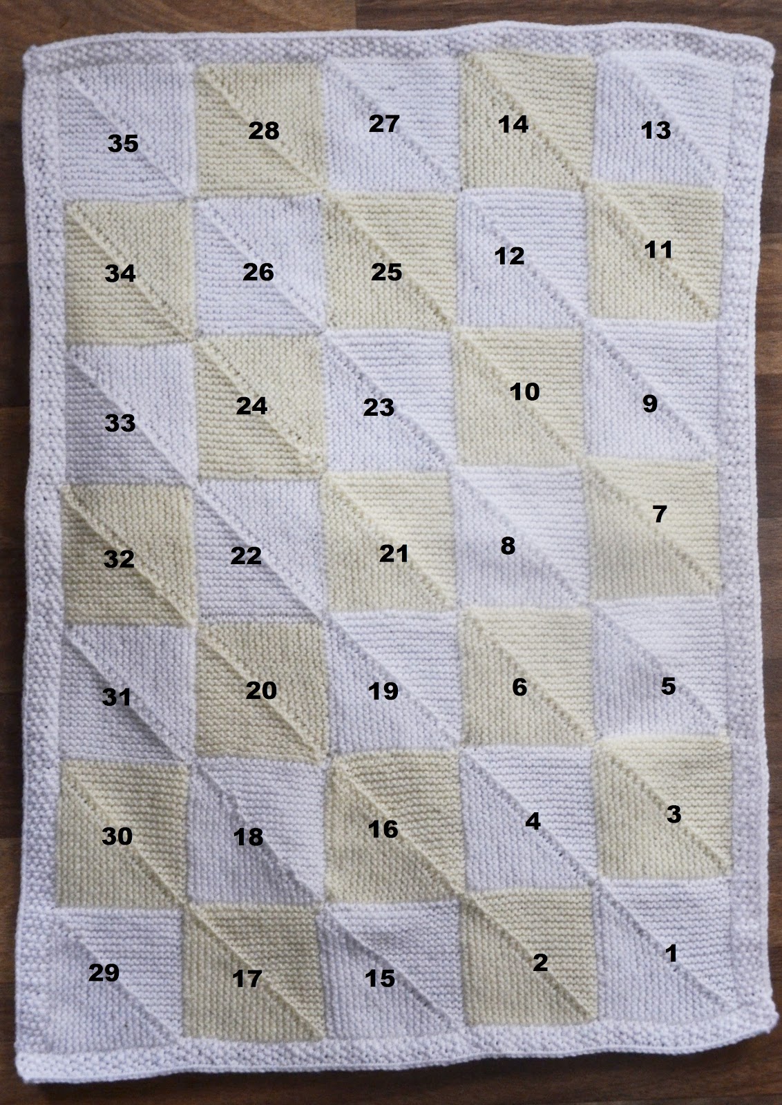 The Curious Krafter Domino Baby Blanket