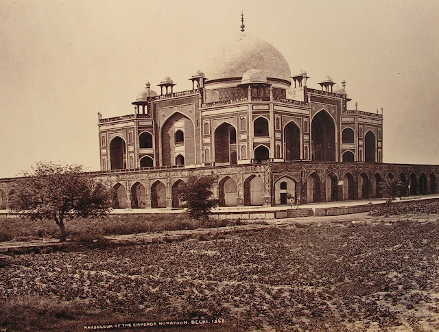 Mughal+Emperor+Humayun's+Tomb+-+Delhi+c1880's