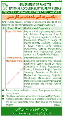 Pakistan Jobs in Lahore