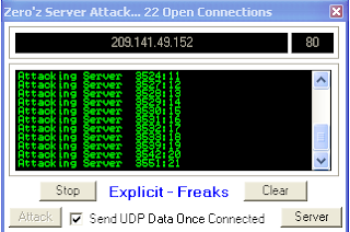 Zero Z Server Attack