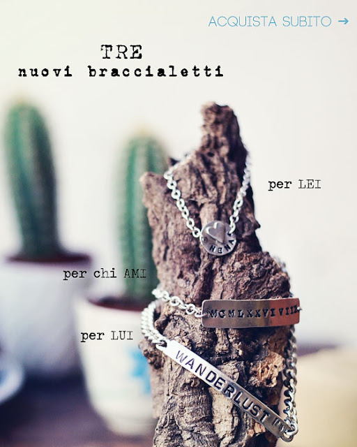 Braccialetti incisi braccialetti incisi con testo personalizzato