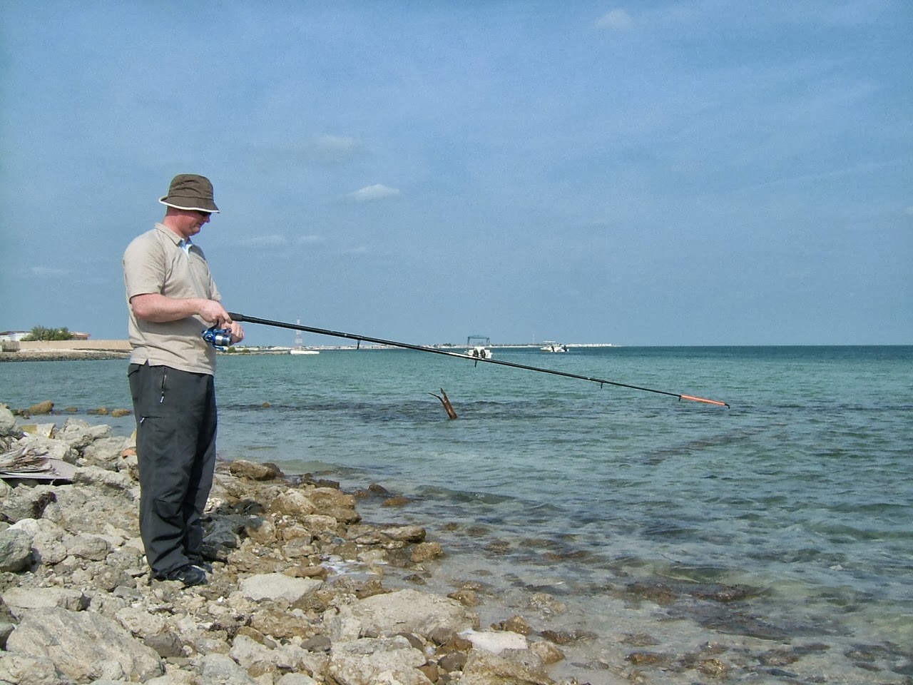 Fly Fishing in the Arabian Gulf UAE flyfishing Abu Dhabi Emirate
