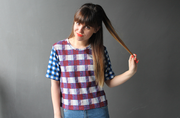 Sweet Monday, Topshop gingham crop