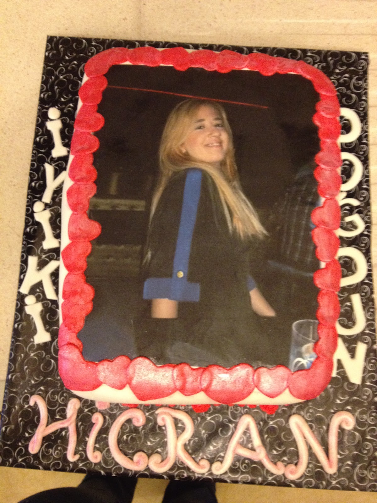 SEVGİYLE PASTA Resimli Pasta