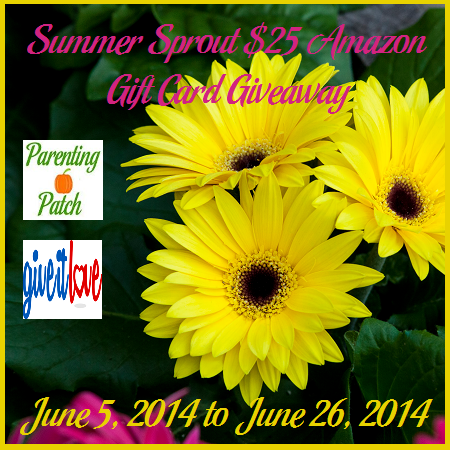 Summer Sprout $25 Amazon Gift Card Giveaway Summer Sprout $25 Amazon Gift Card Giveaway